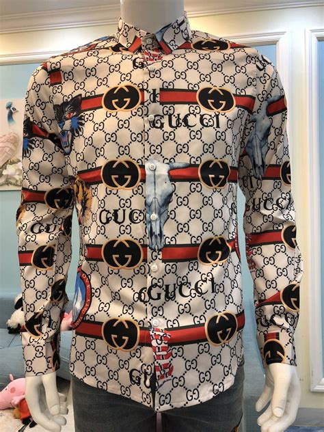 mens gucci shirt ioffer|real Gucci shirts for men.